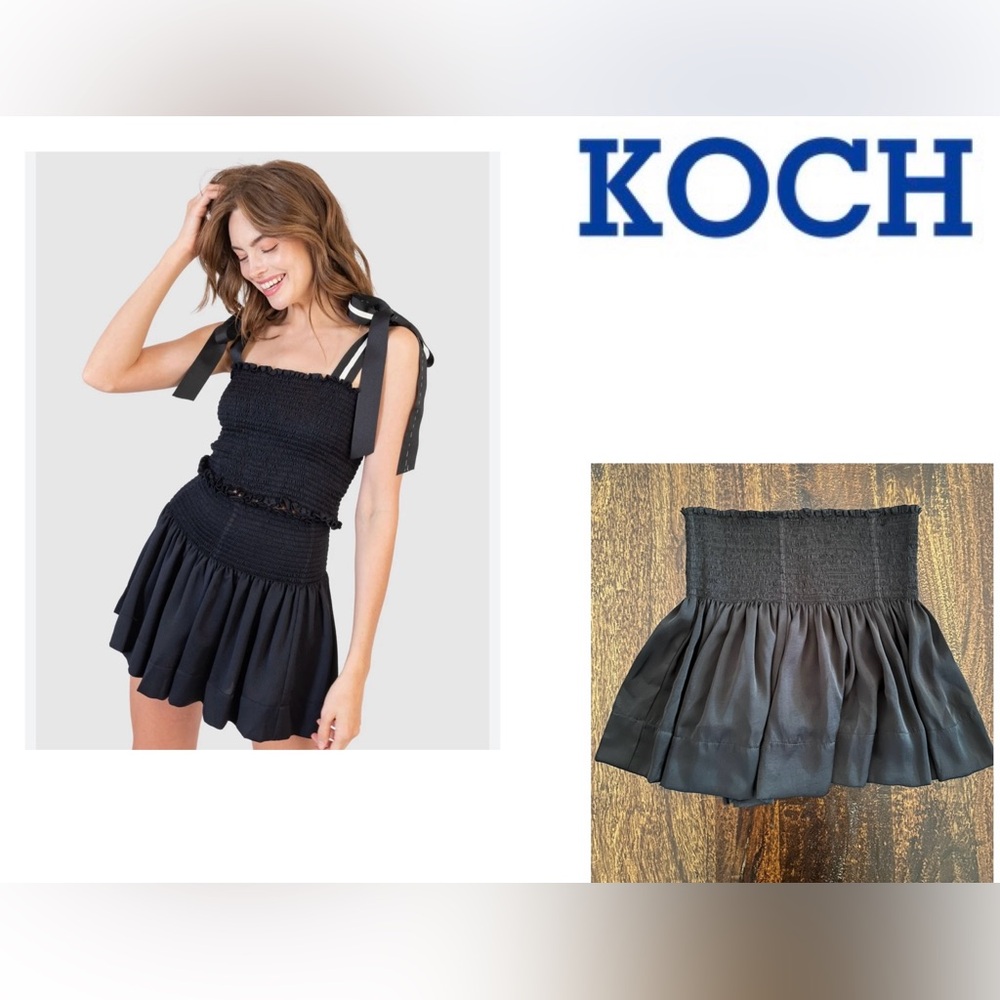 Koch “Erica” black skirt XS